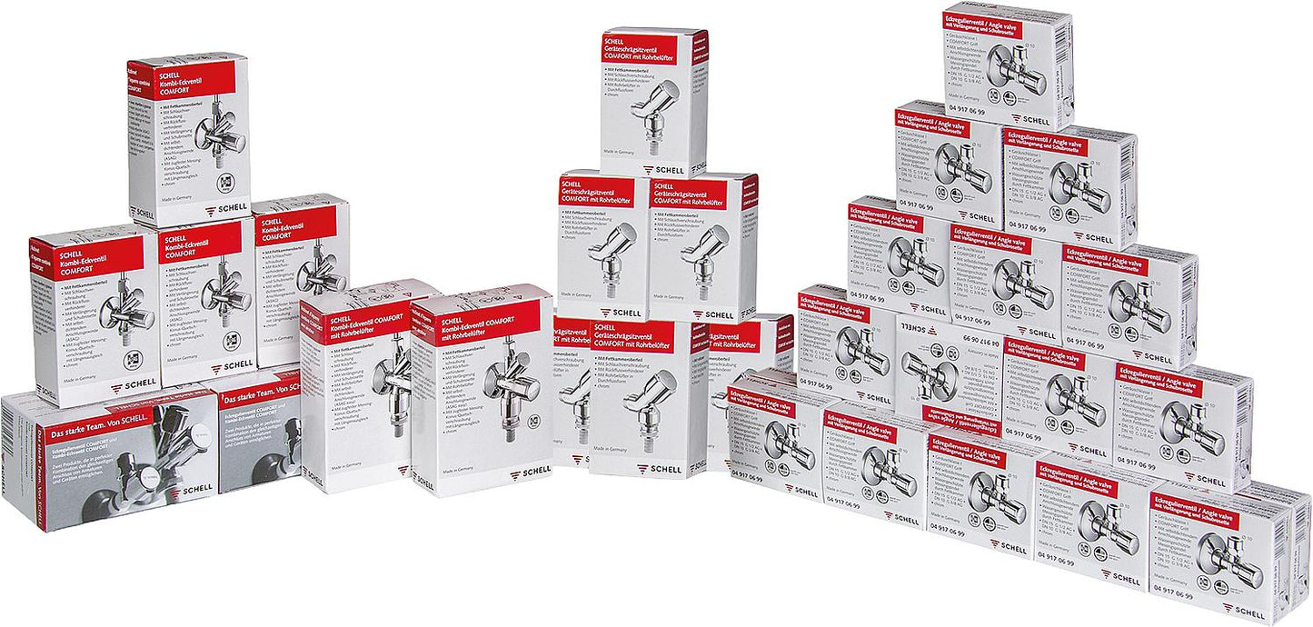 Schell sanitary valves 34-piece promotional package