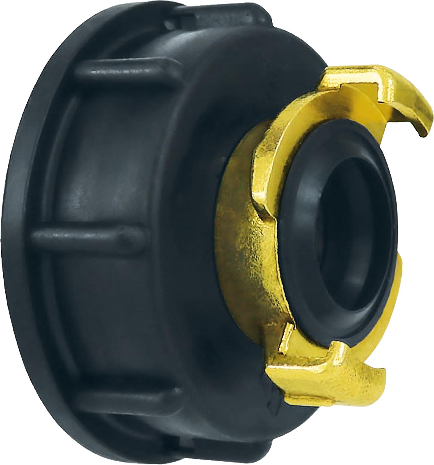 Adaptateur IBC avec raccord à griffes