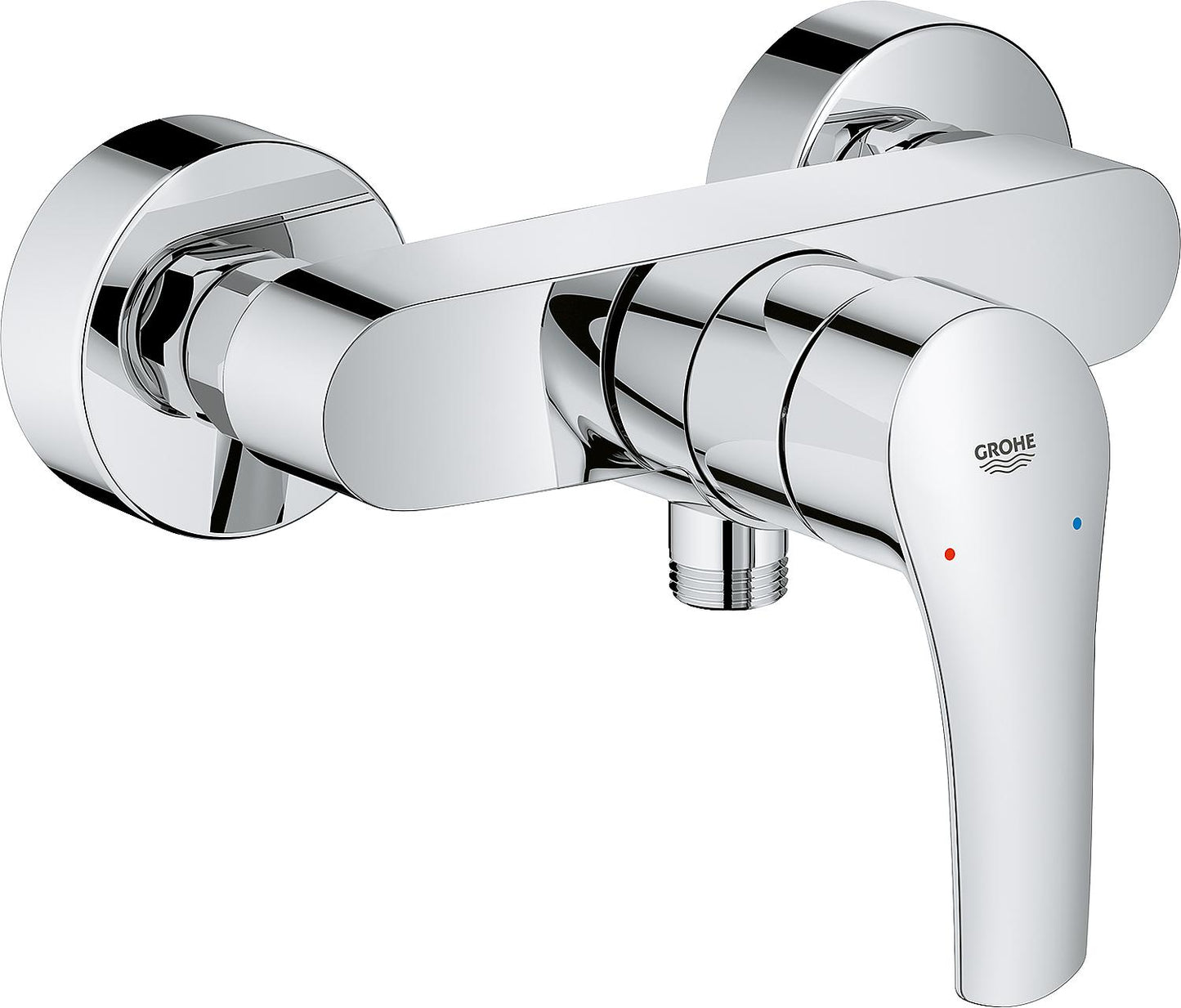 Grohe Eurosmart surface-mounted shower mixer, 61 mm projection, matte black