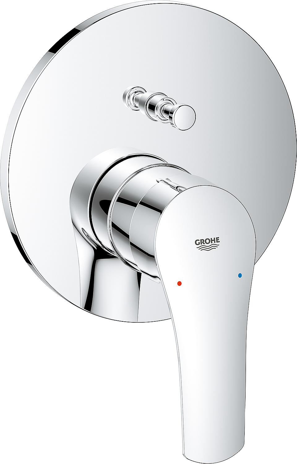 Grohe Eurosmart concealed bath mixer, rosette Ø: 158 mm, chrome