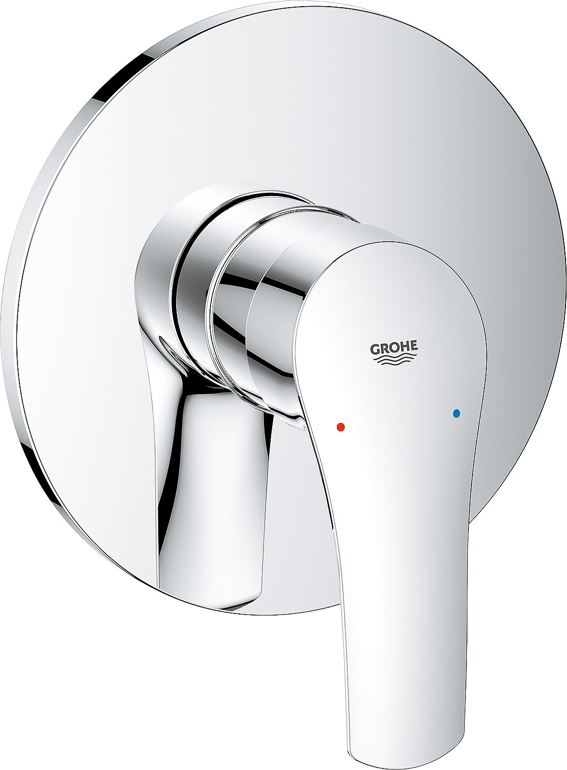 Grohe Eurosmart concealed shower mixer, rosette Ø: 158 mm, chrome