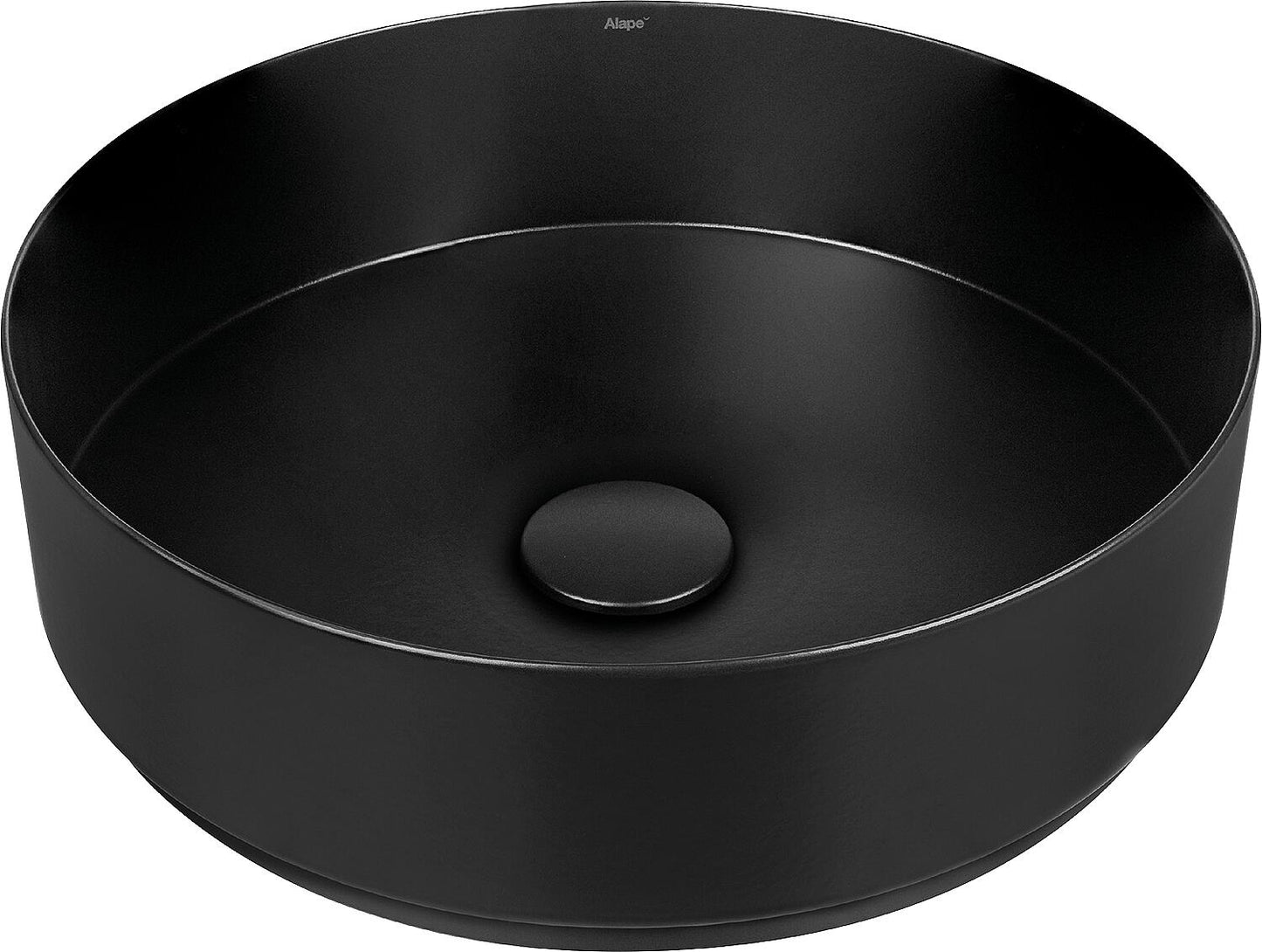 Aufsatz-Waschtisch Alape KE400, Ø 400 mm, Mattschwarz