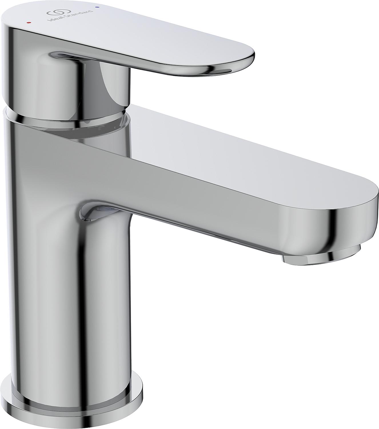 Mitigeur de lavabo Ideal Standard Cerafine O, saillie de 114 mm, chromé, sans bonde.