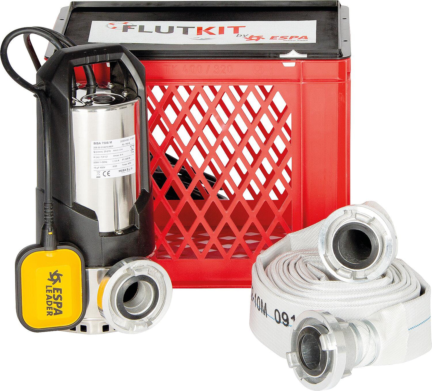 Flood kit with stainless steel pump Bisa 750 SM