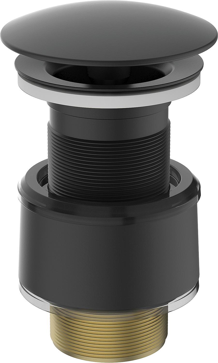 Ideal Standard non-closable stem valve, matte black