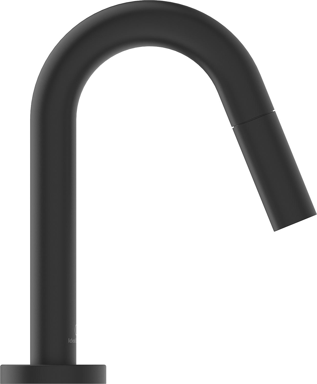 Ideal Standard IdealStream pedestal valve, 126 mm projection, matte black