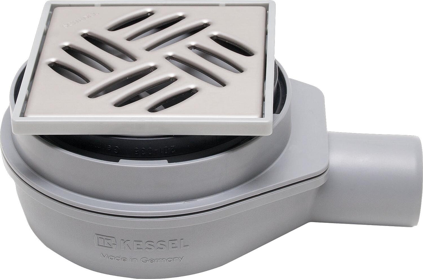 Schedel Plan DN50 floor drain, vertical, for floor-level shower element