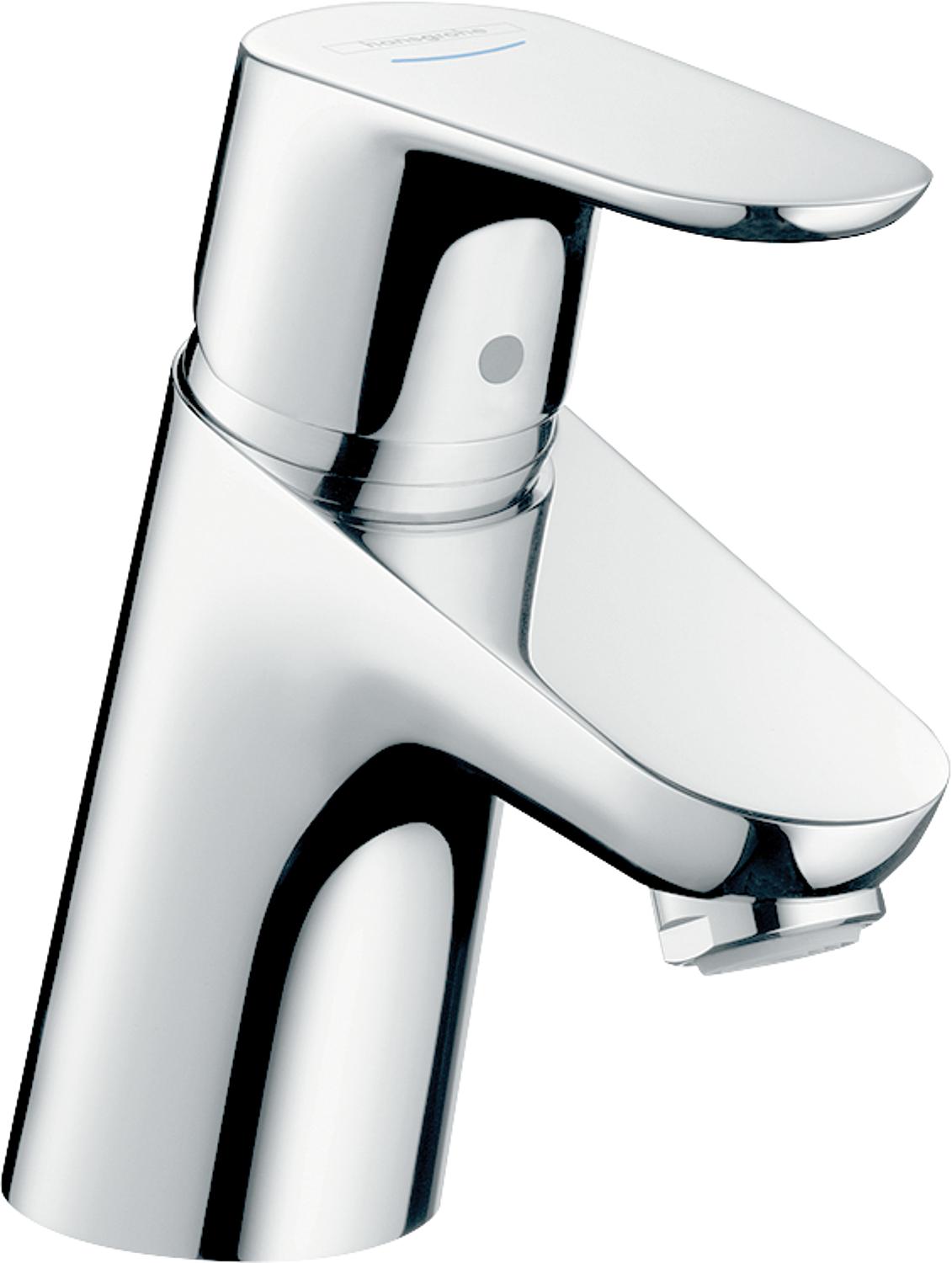 Valve sur pied Hansgrohe Focus 70, projection de 101 mm, chromée