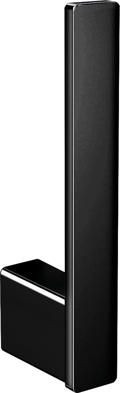 Porte-rouleau de papier de réserve, style loft, noir, vertical