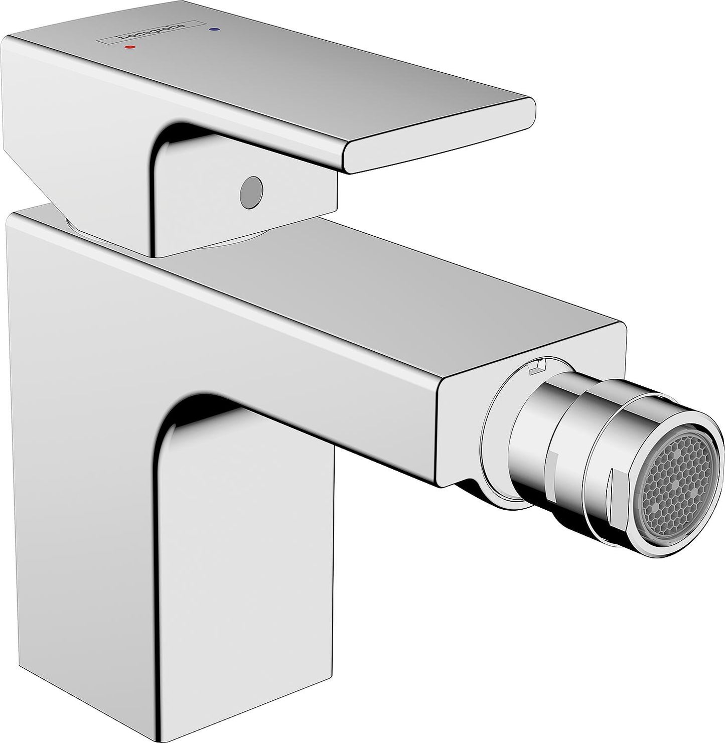 Hansgrohe Vernis Shape bidet mixer, 124 mm projection, chrome
