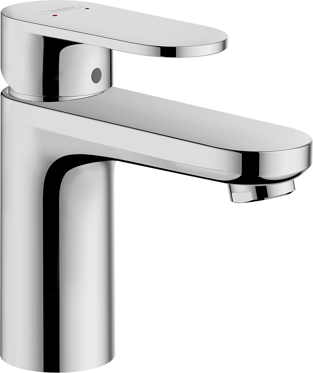 Hansgrohe 100 Vernis Blend basin mixer, 108 mm projection, chrome, insulated water flow
