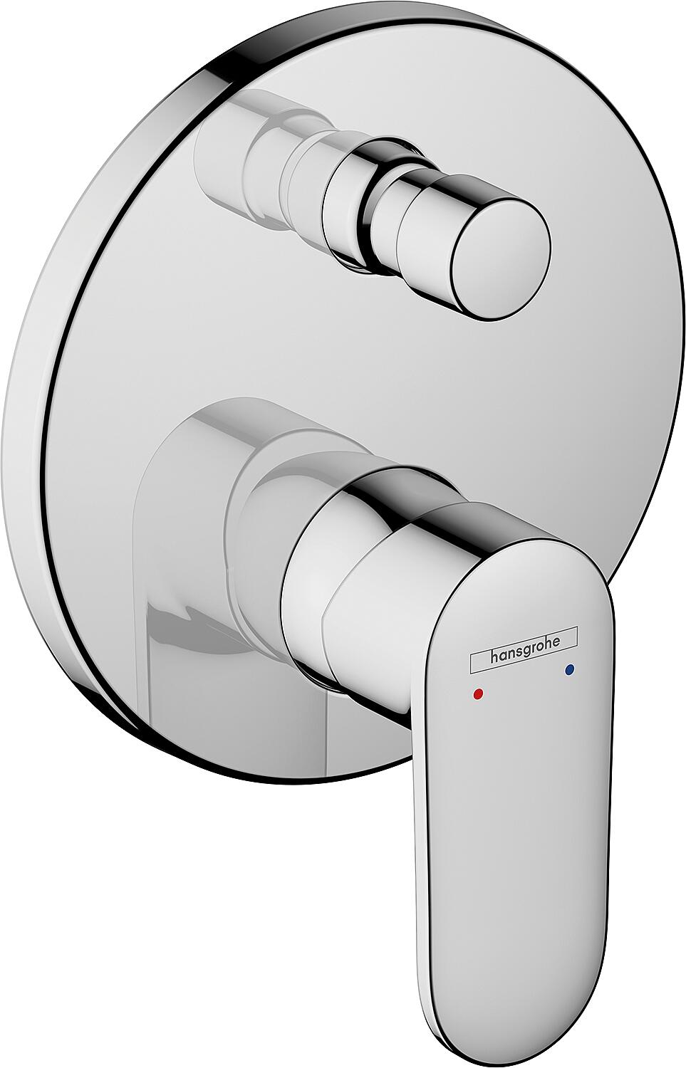 Hansgrohe Vernis Blend concealed bath mixer with rosette Ø 150 mm, chrome