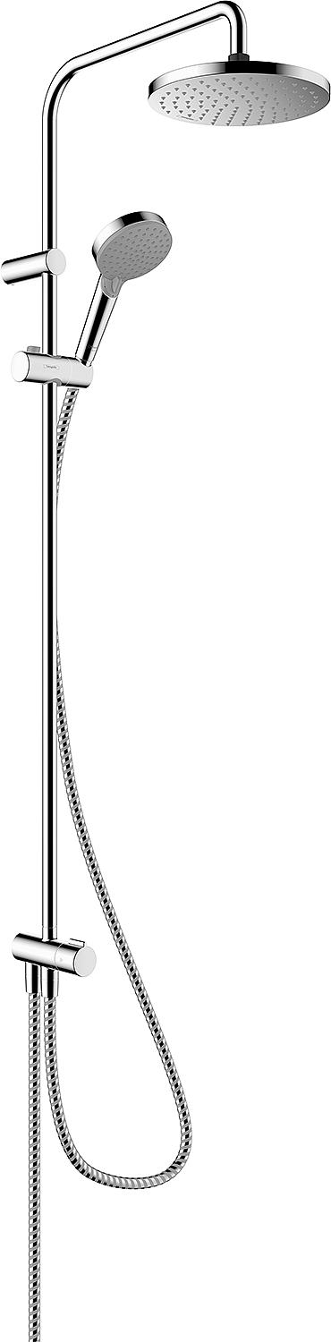 Hansgrohe 200 Vernis Blend Reno shower system, hand shower + overhead shower Ø 205 mm, chrome