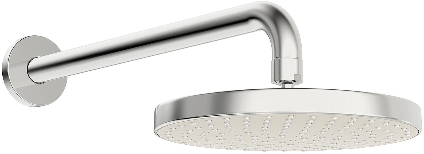 Pommeau de douche Hansa Hansabasicjet 1, diamètre du jet : 200 mm, chromé, avec flexible de raccordement mural, rallonge de 348 mm