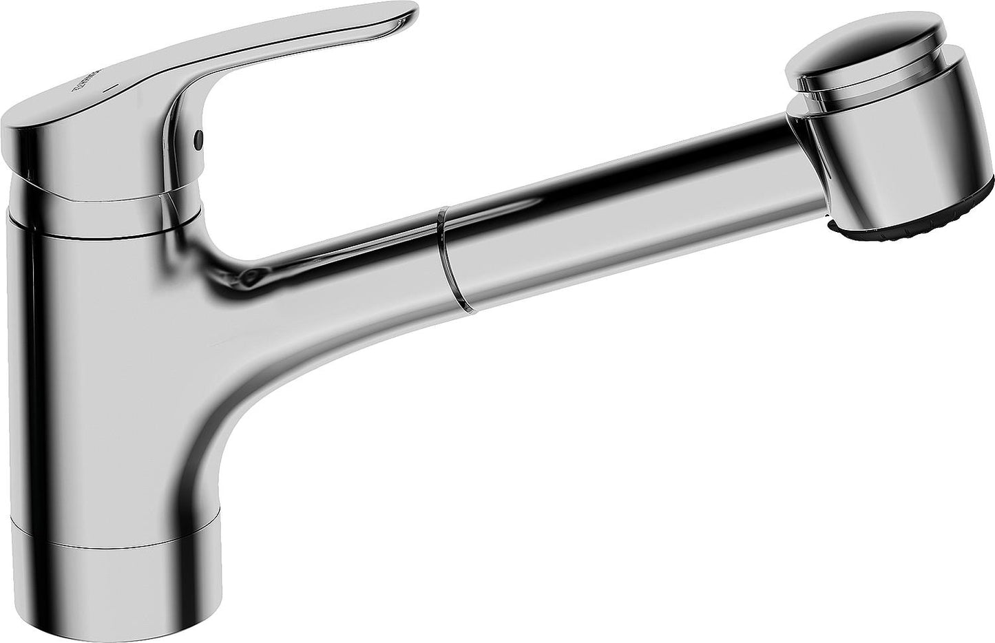 Spültischmischer Hansamix, mit herausziehbarer Geschirrbrause