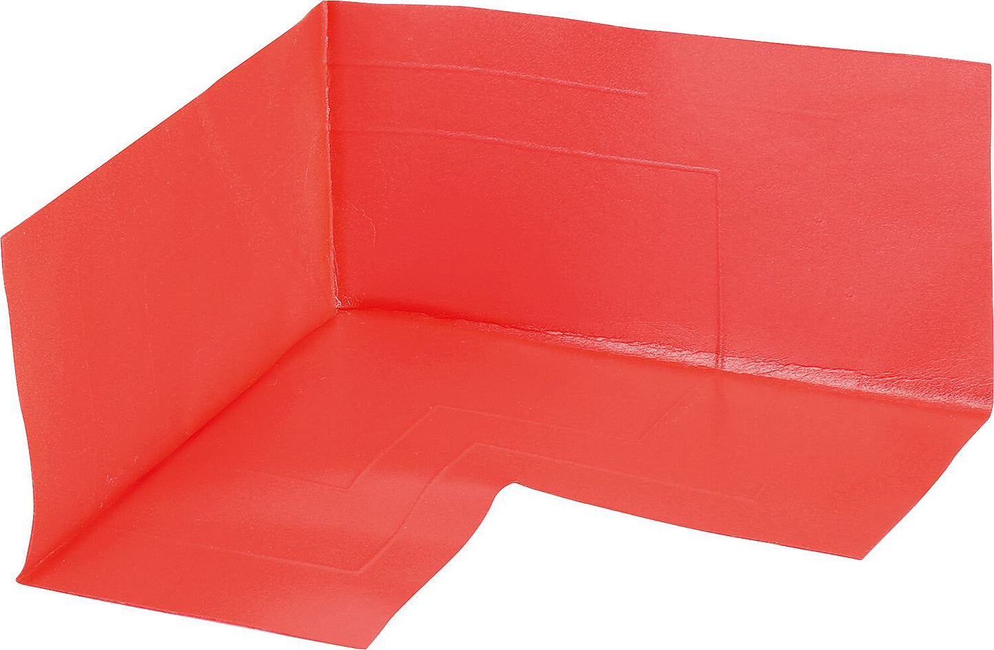 Inside corner, self-adhesive, non-woven, red, 50 mm height