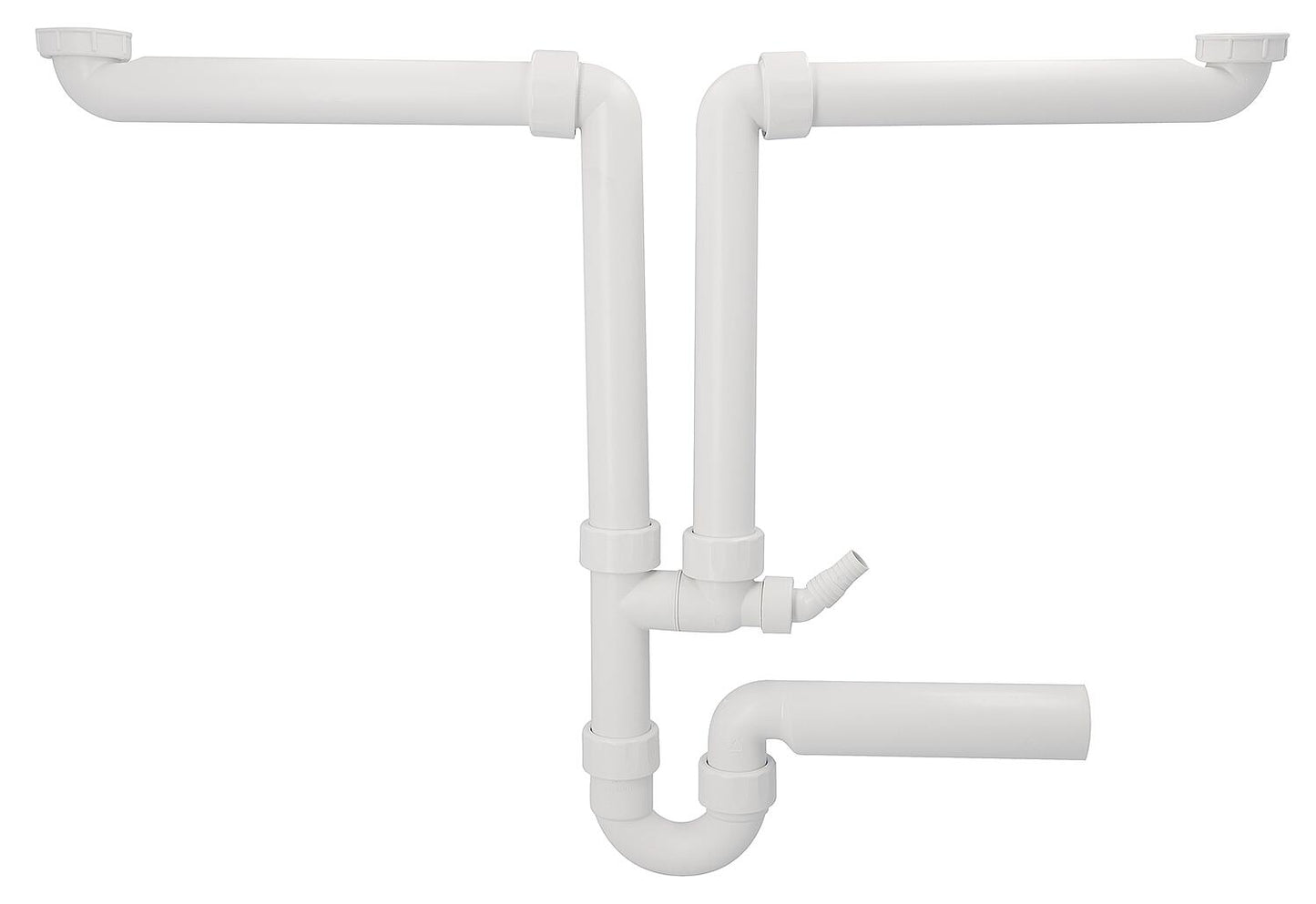 Siphon à double évier