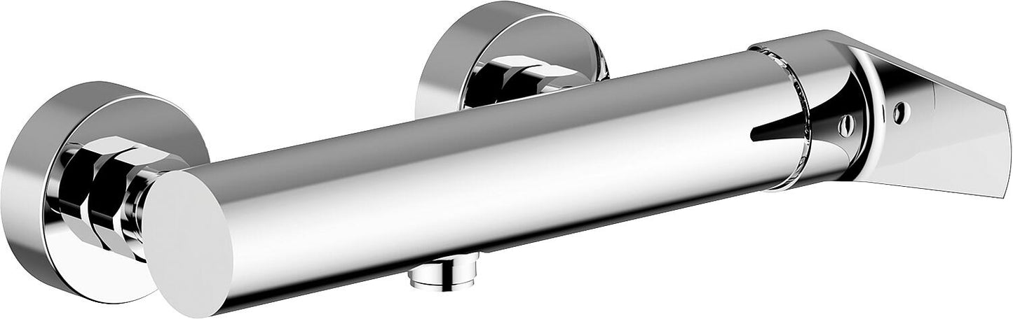 Tabay surface-mounted shower mixer with side control, Graphite