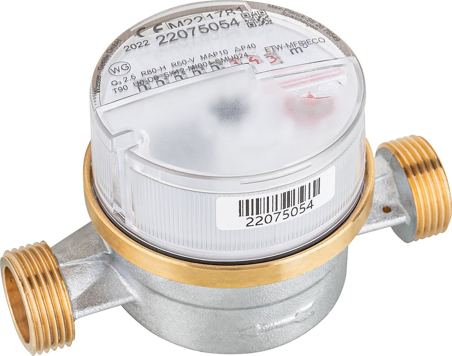 MODULARIS Qn 1.5, L 130mm DN20(3/4") domestic hot water meter