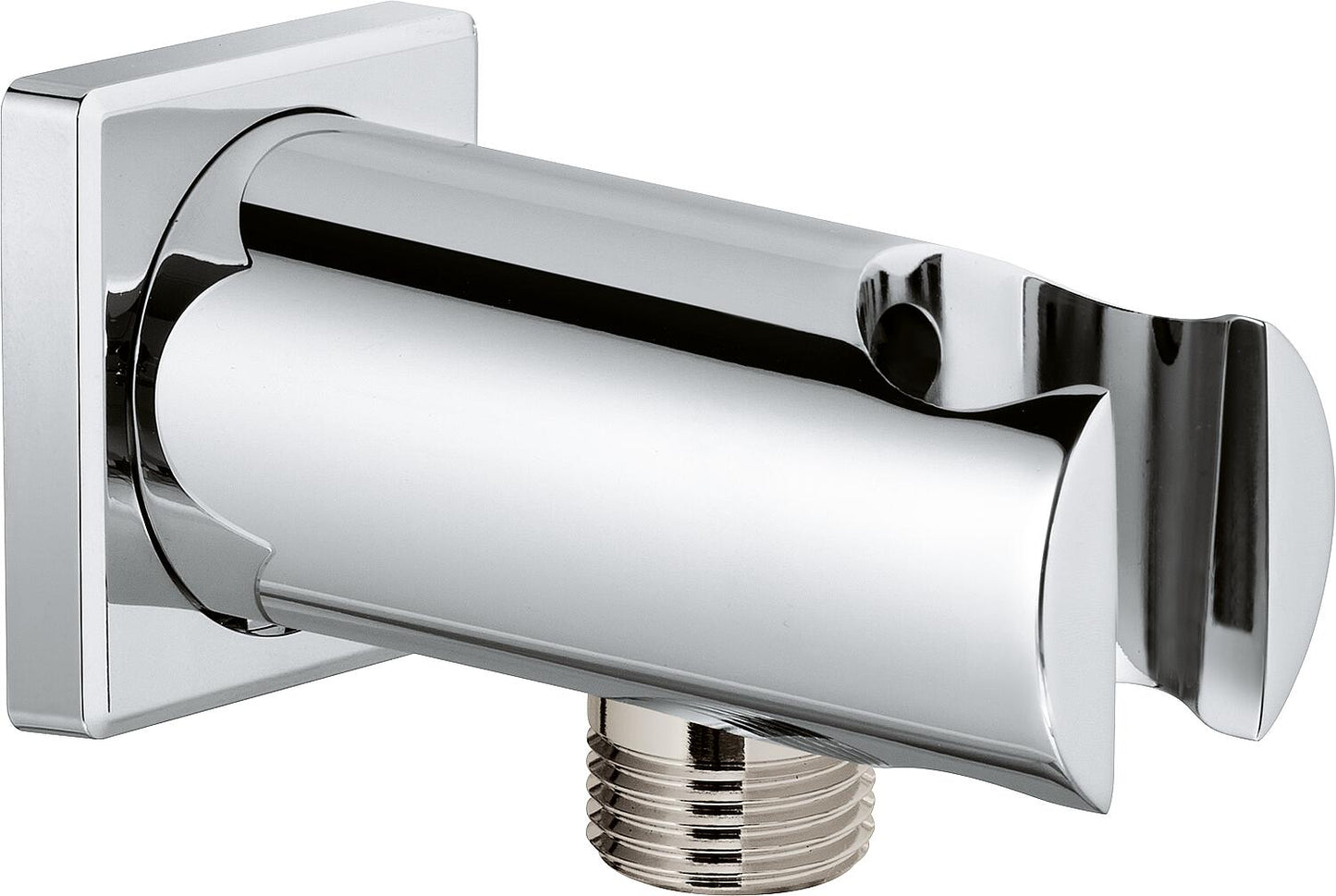 Grohe Rainshower wall connection elbow with shower holder, chrome, square
