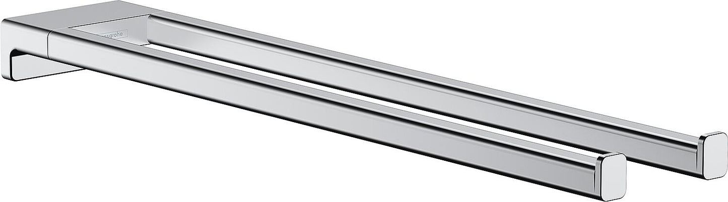 Hansgrohe AddStoris two-arm towel rail