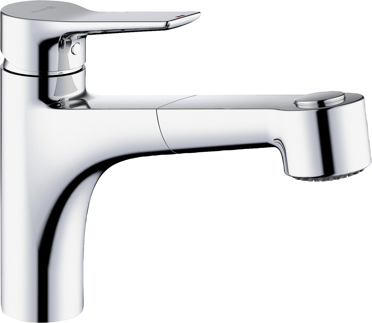 Robinet mitigeur de cuisine Kludi-Mix avec douchette extractible, chromé