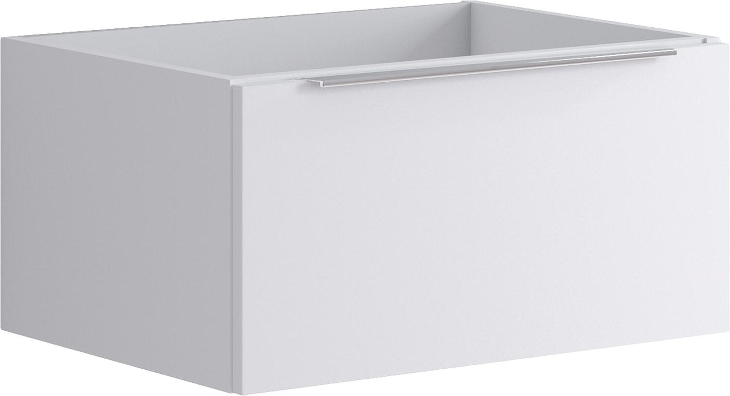 WTU Kasari white matt, 1 drawer, 595x300x455mm