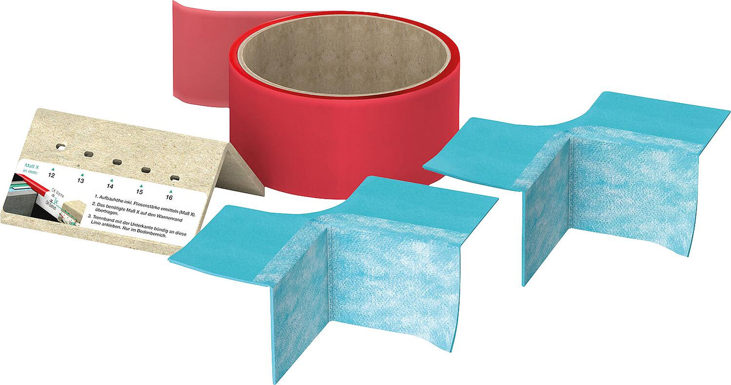 MEPA Aquaproof 3D T-corner wall sealing tape extension set