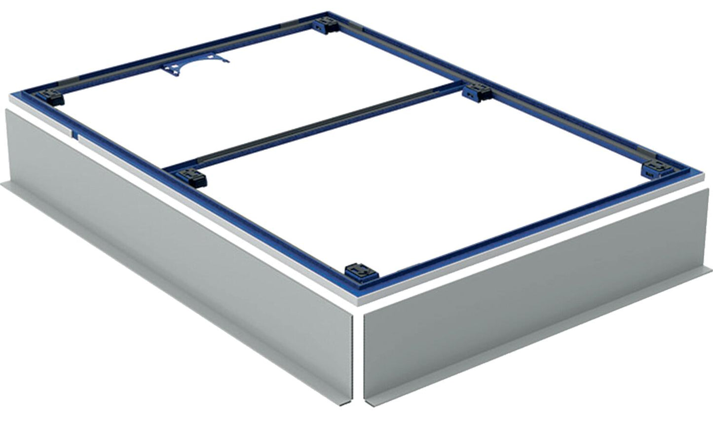 Geberit Installationsrahmen für Setaplano Duschwanne über 1000 mm, für 8 Füsse, 1200x1200 mm