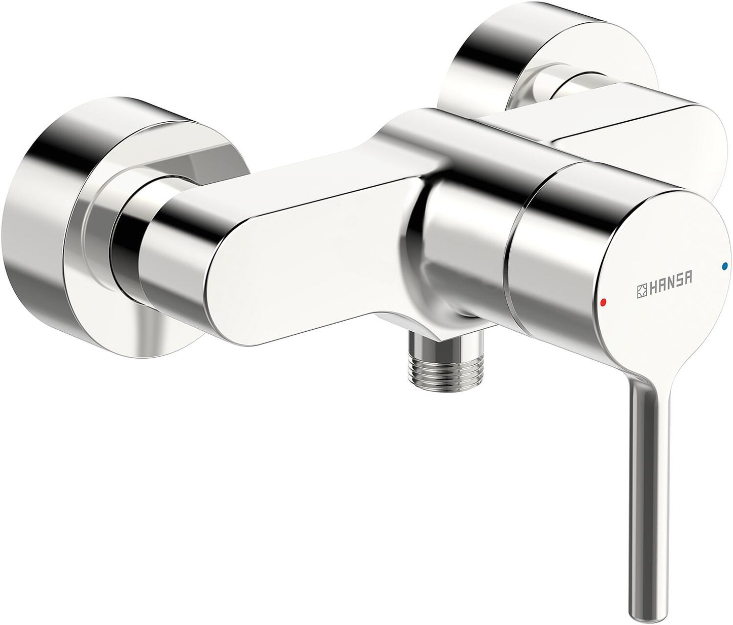 HANSAVANTIS chrome surface-mounted shower mixer