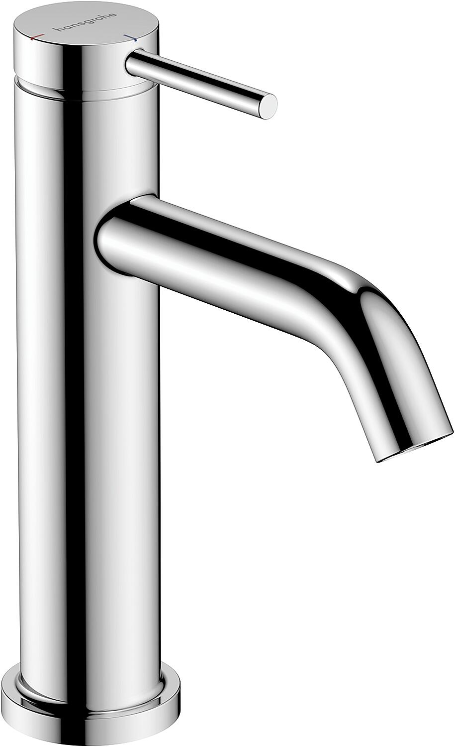 Hansgrohe 110 Tecturis S basin mixer, 116 mm projection, without waste fitting, chrome