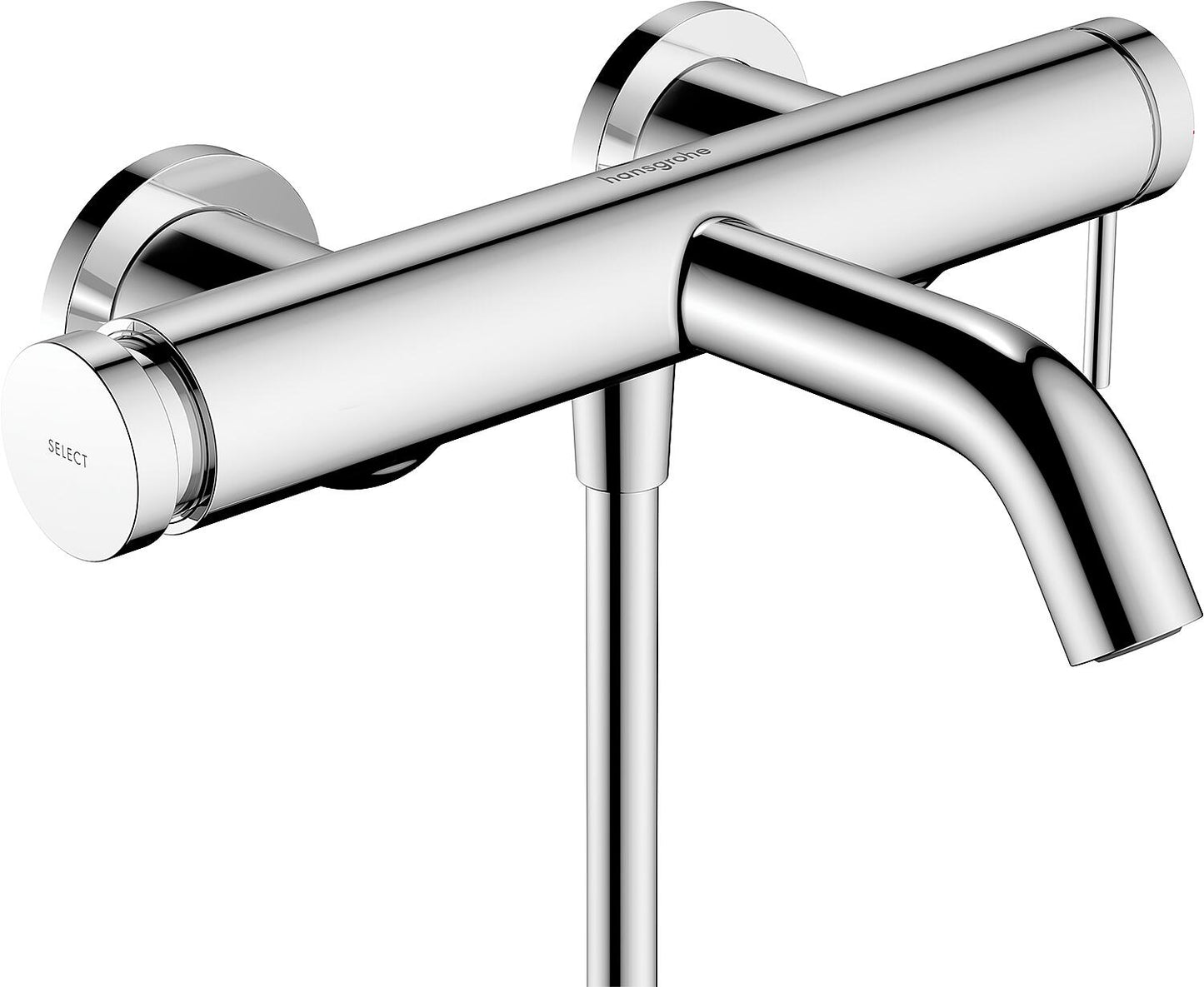 Hansgrohe Tecturis S exposed bath mixer, 209 mm projection, chrome