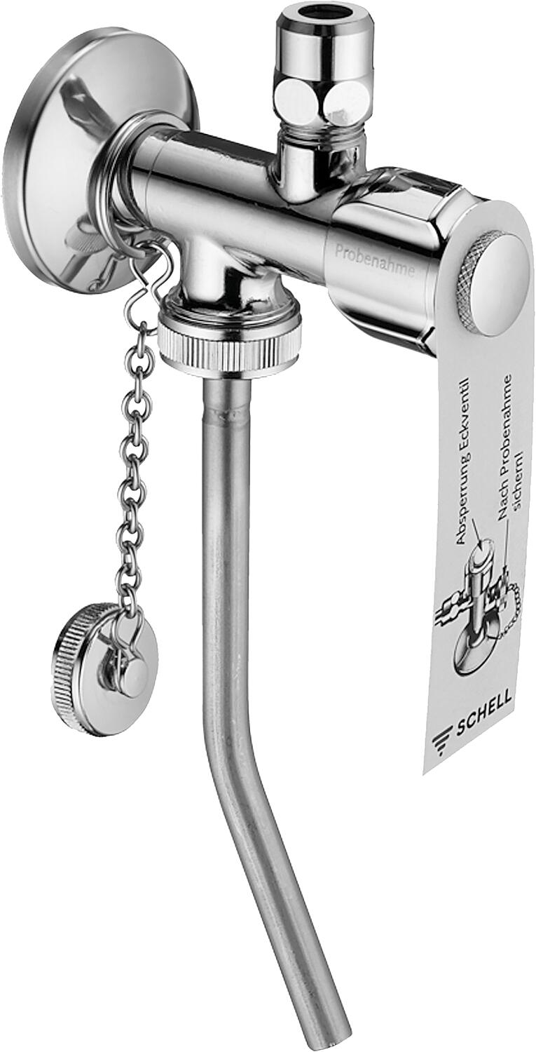 Vanne d'angle d'échantillonnage Schell Comfort 1/2"