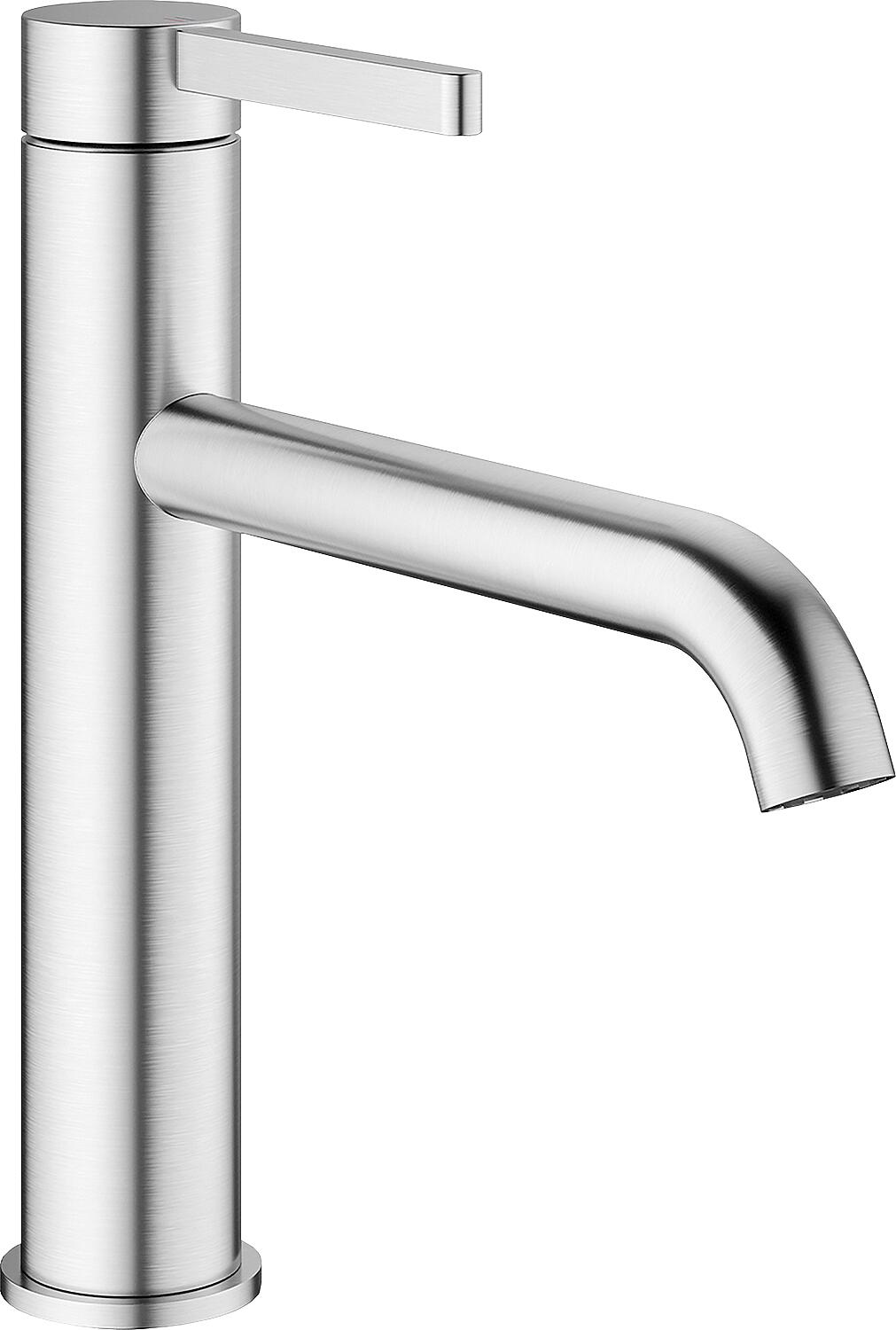 Spültischmischer KWC Bevo E Schwenkauslauf Ausladung 210 mm Edelstahl gebürstet