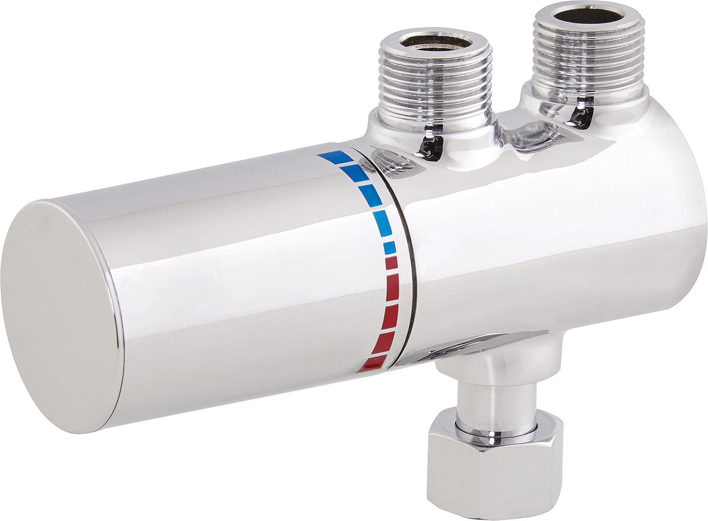 Benkiser DN 10 (3/8") angle valve thermostat with connection set