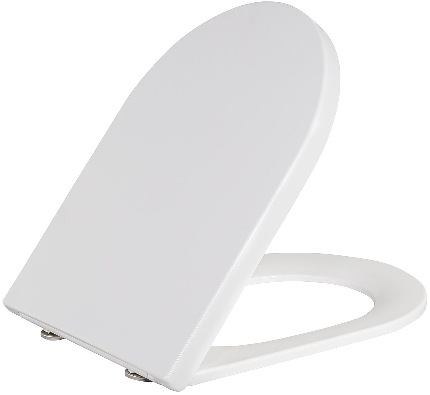 Abattant de toilettes Edoma en duroplast, à fermeture amortie, compatible avec les modèles 93 242 14 et 93 242 16.