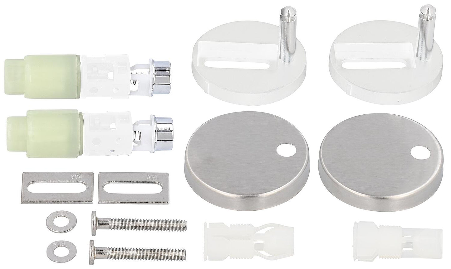 Ersatz-Scharniere passend für WC-Sitz Arax weiss 93 244 98