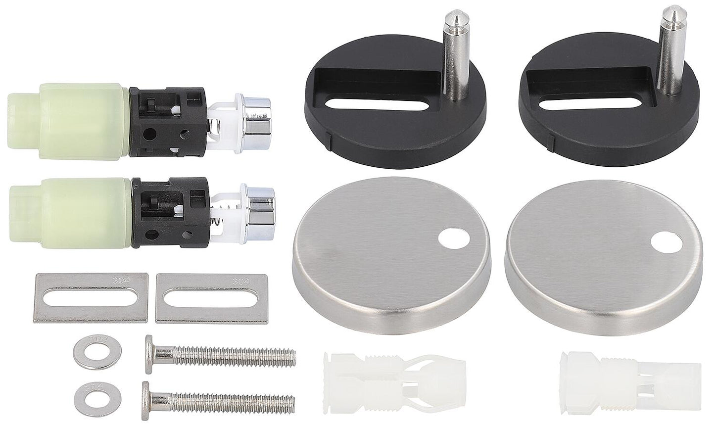 Charnières de rechange compatibles avec l'abattant de toilette Arax 93 244 99