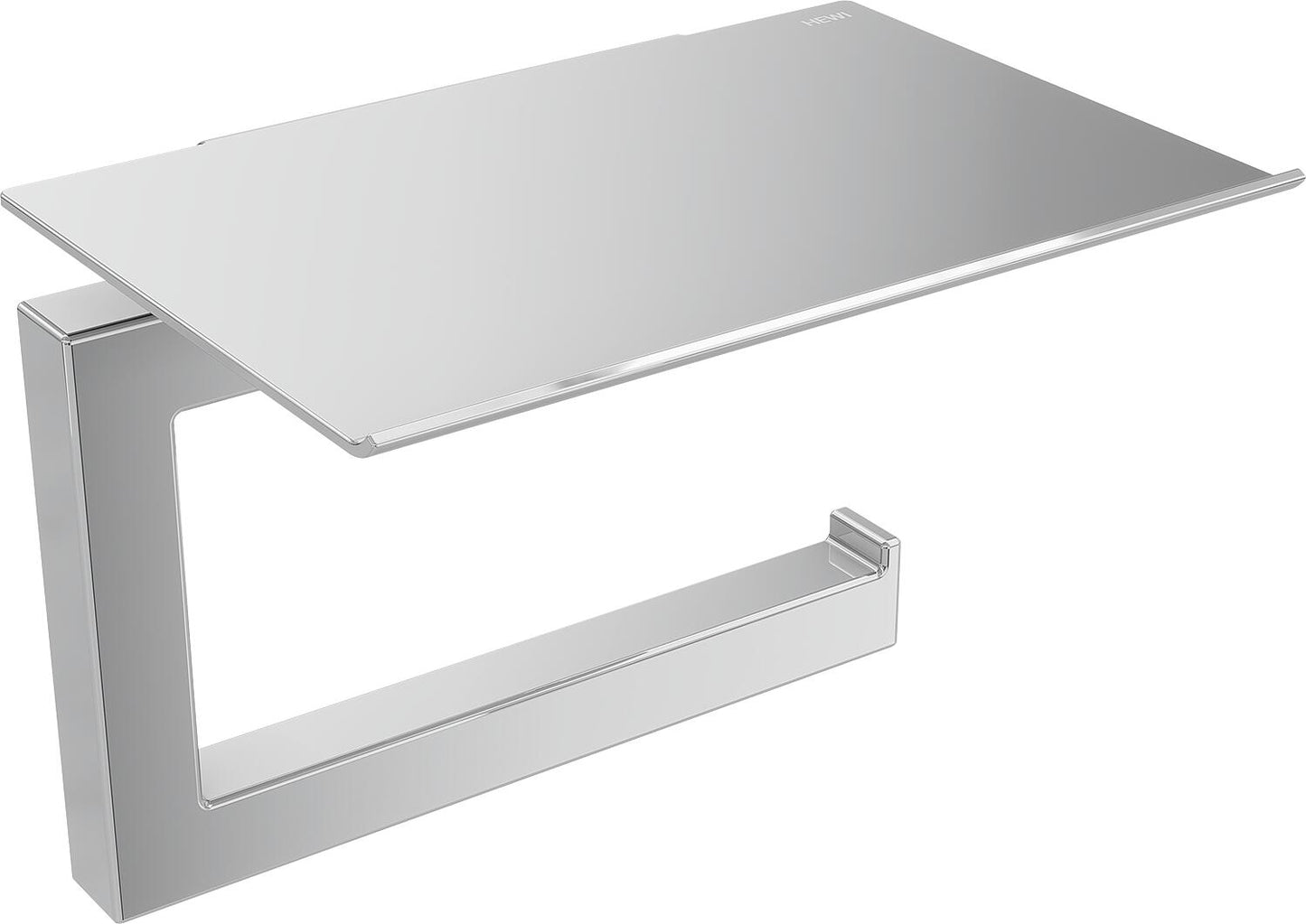 Papierrollenhalter Hewi System 900 Q, mit Ablage, chrom