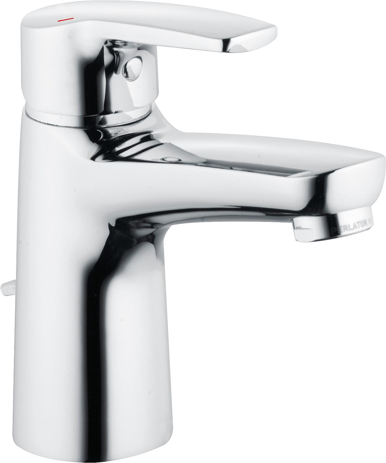 Heinrichschulte Alpha 100 basin mixer, 116 mm projection, chrome
