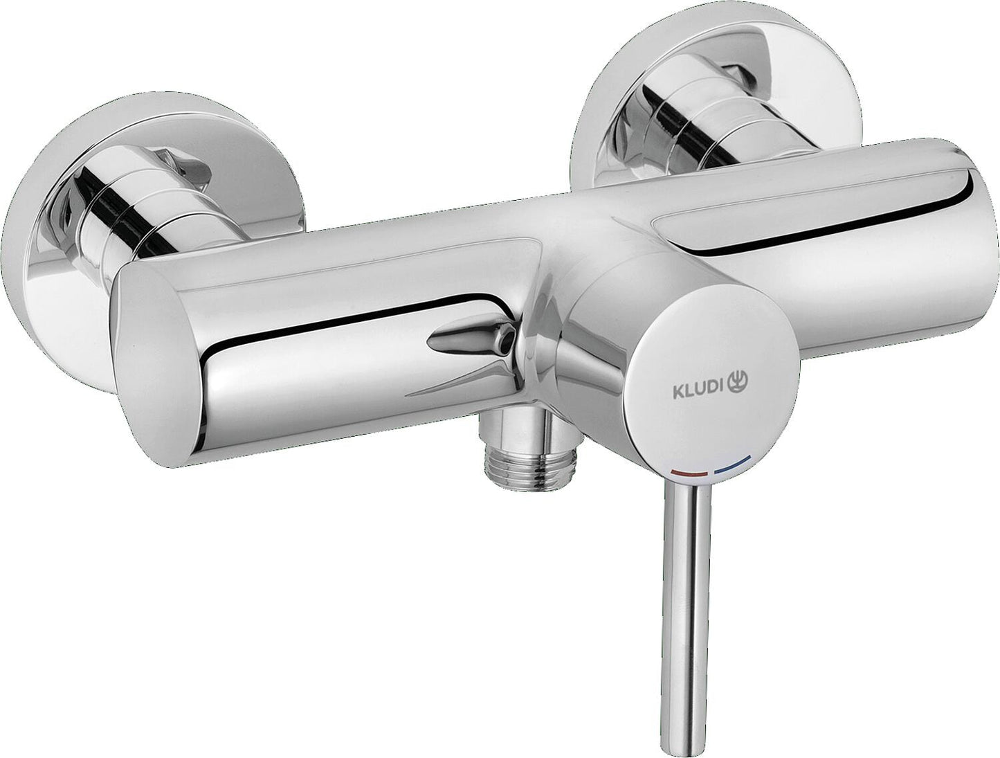 Kludi Bozz surface-mounted shower mixer, 55 mm projection, chrome