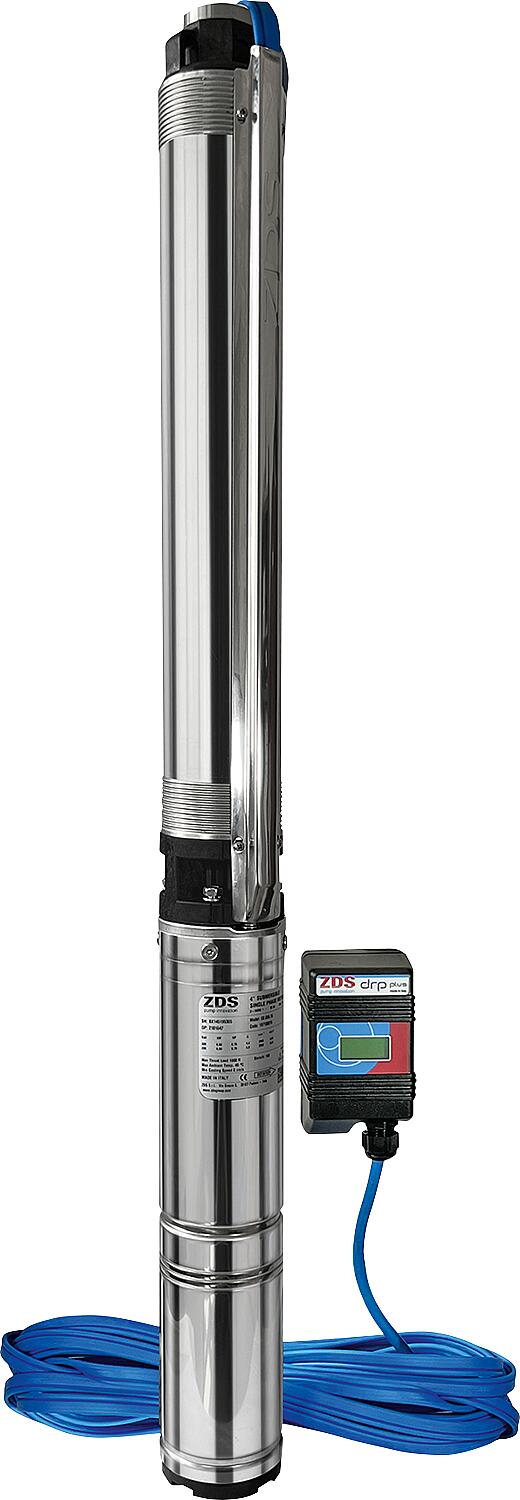 Tiefbrunnenpumpe QPGo.P.5-13.30.DRP-Plus aus Edelstahl/Technopolymer