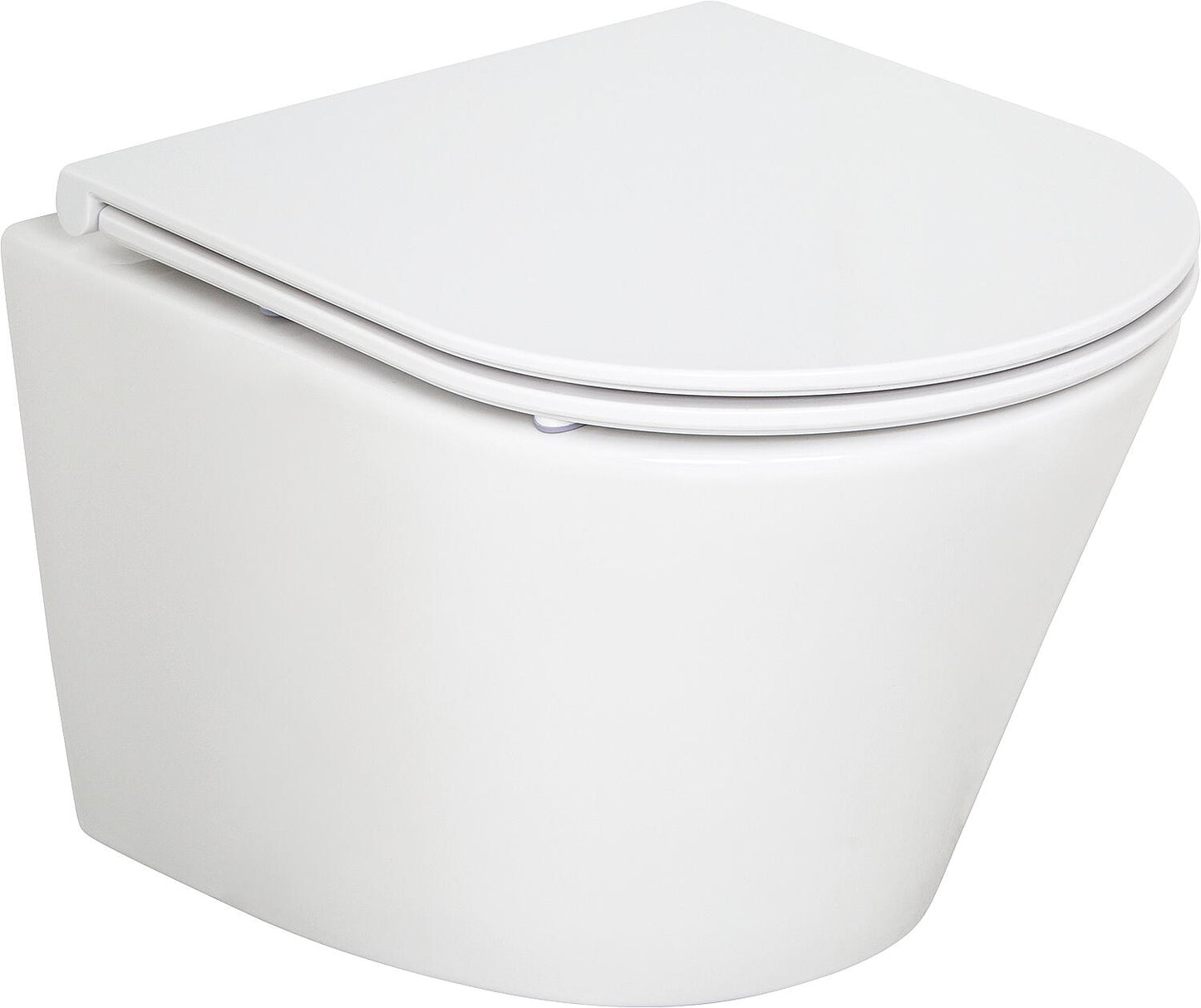 Combi-Pack Amur Compact Wand-Tiefspül WC Spülrandlos und WC-Sitz Amur Compact softclose