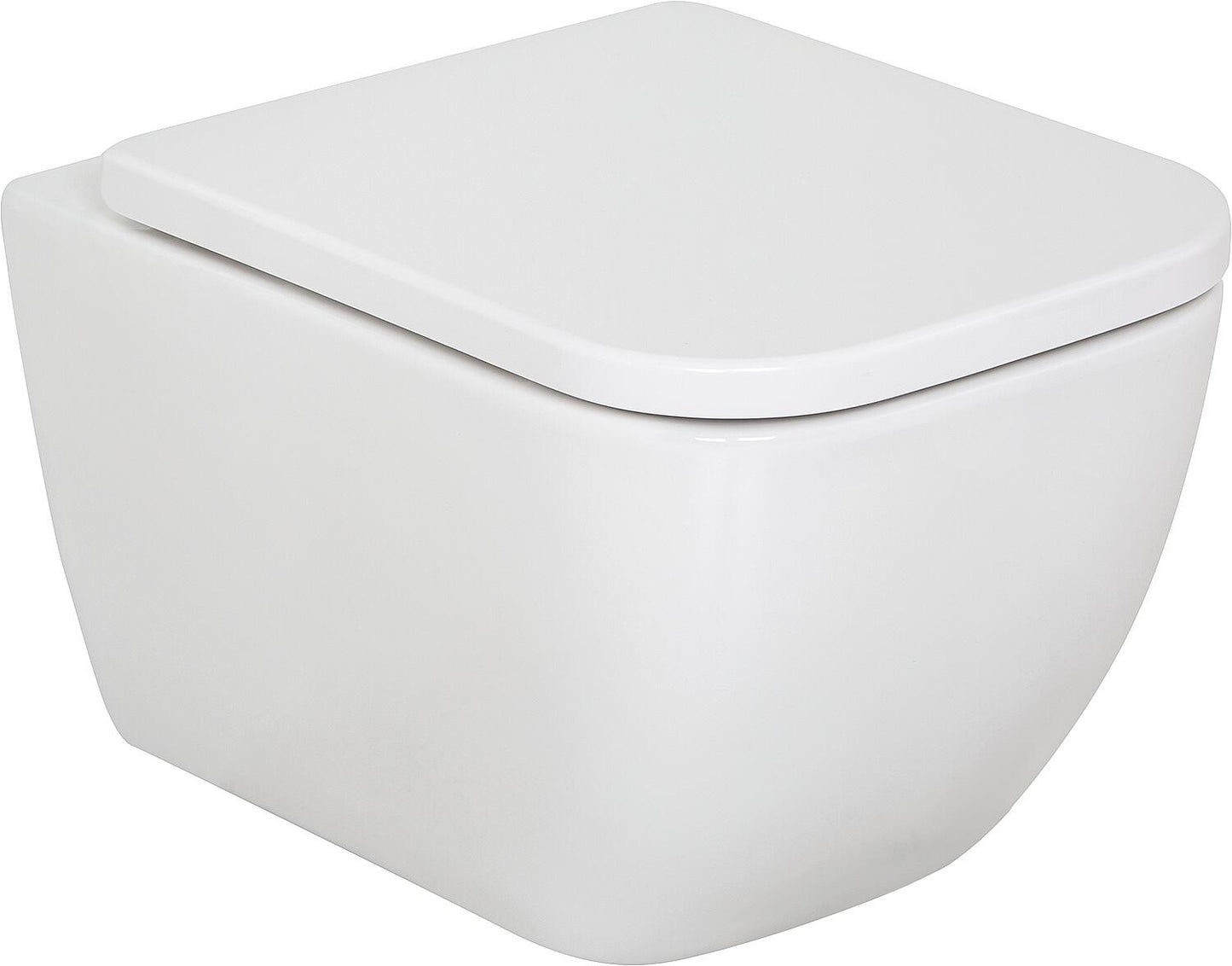 Combi-Pack Angara Wand-Tiefspül WC Spülrandlos und WC-Sitz Angara softclose