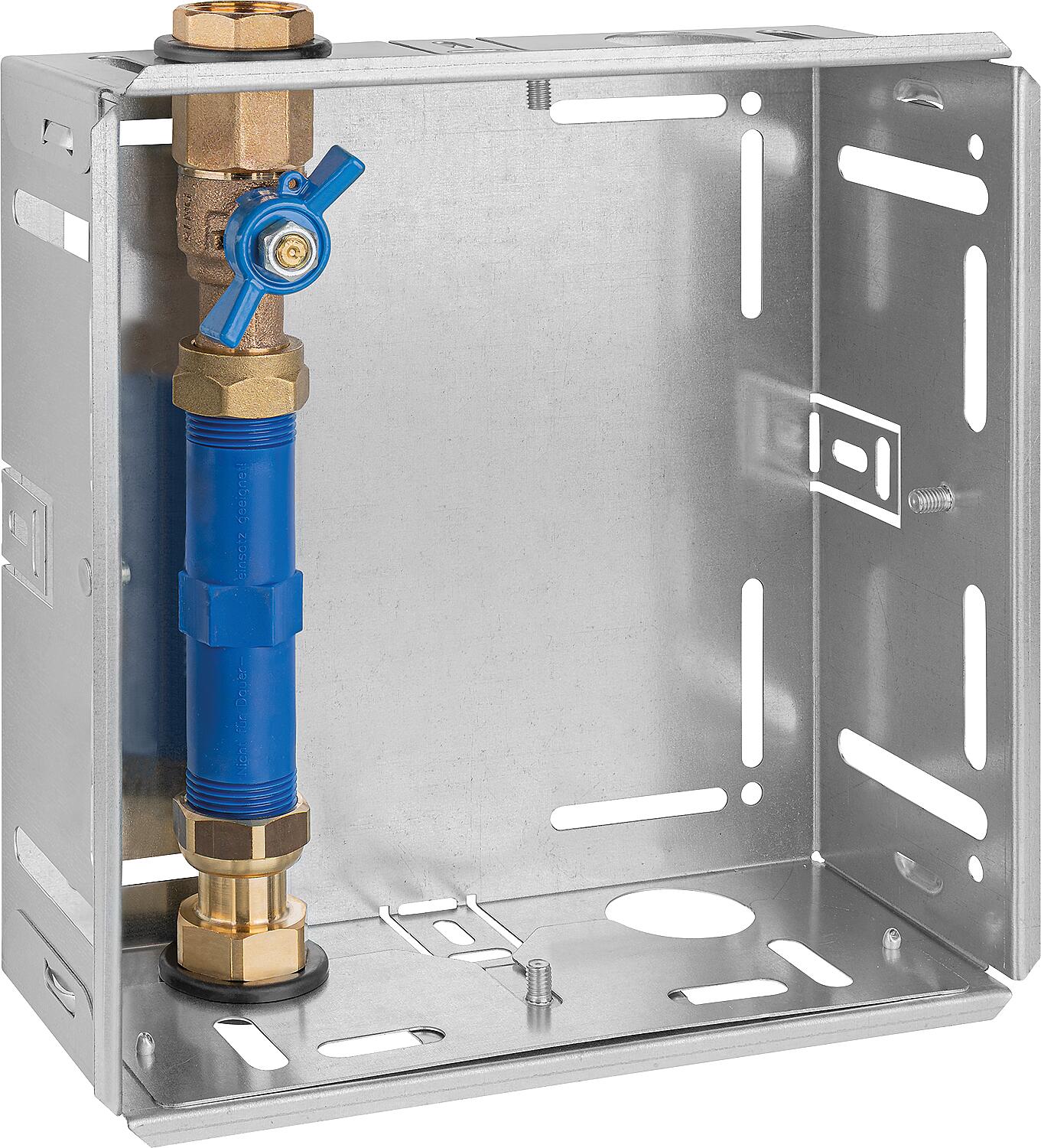 Water station red brass MSM-2LN110RG-KH-oA for 110mm water meter DN20 (3/4")