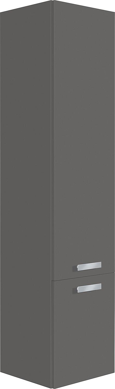 Hochschrank EBLI 2 Türen Eiche dunkel Anschlag links 350x1585x370 mm