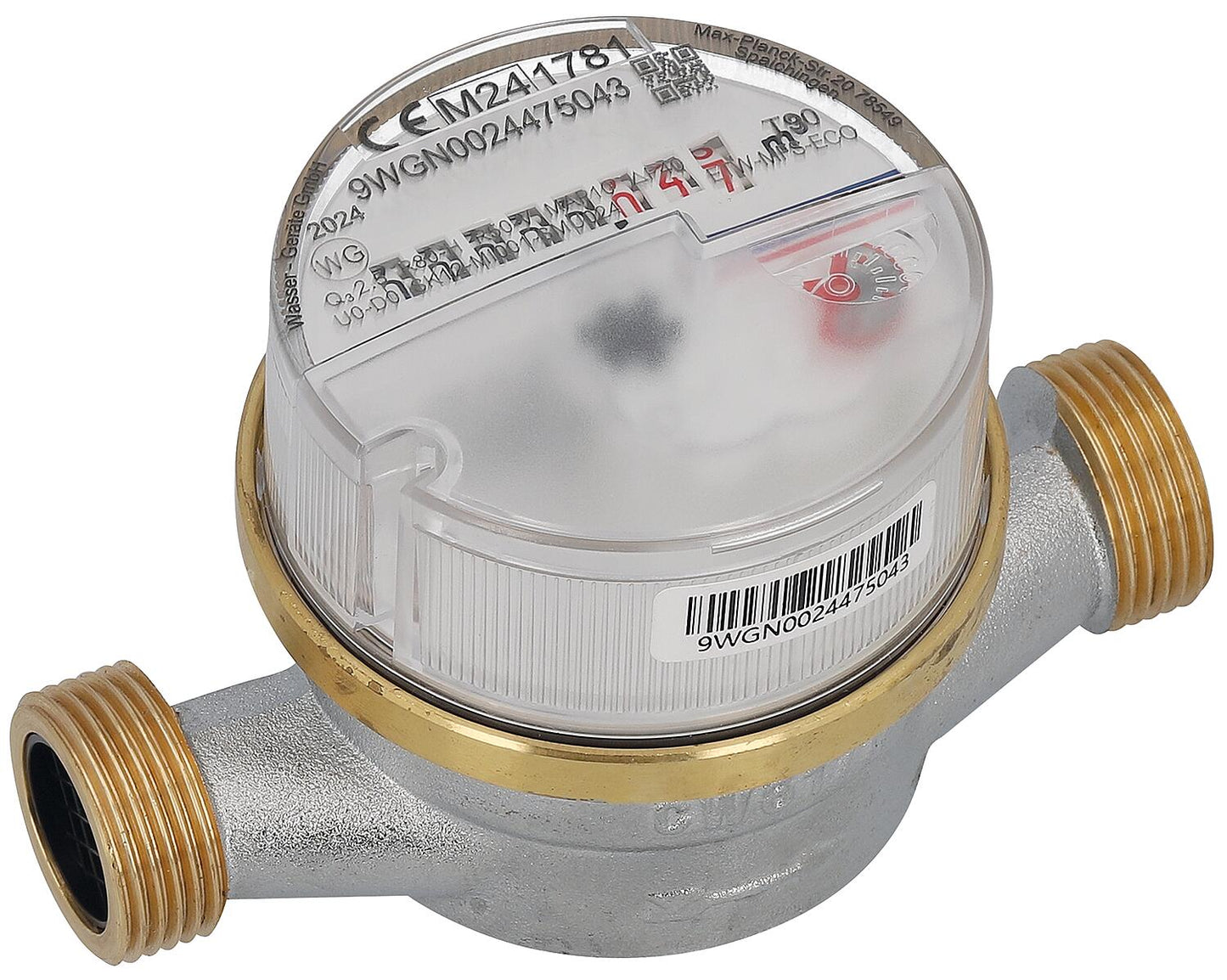 Compteur d'eau d'appartement, appareil de traitement de l'eau 2 en 1 ETW-ECO