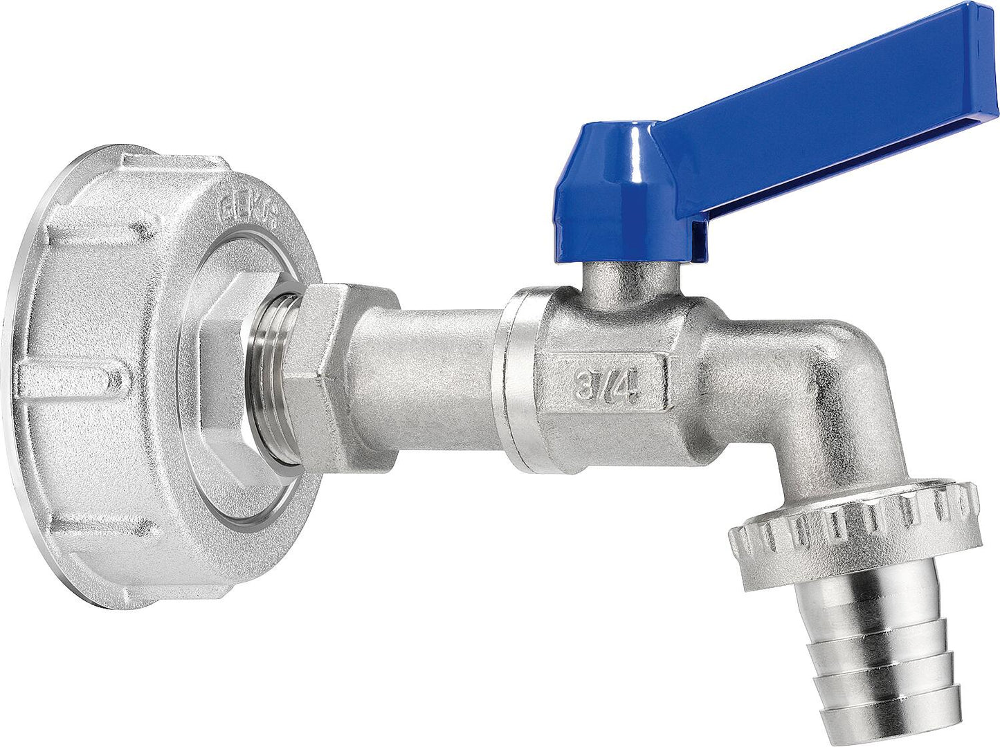 IBC Adapter Set Geka plus mit Kugelauslaufventil