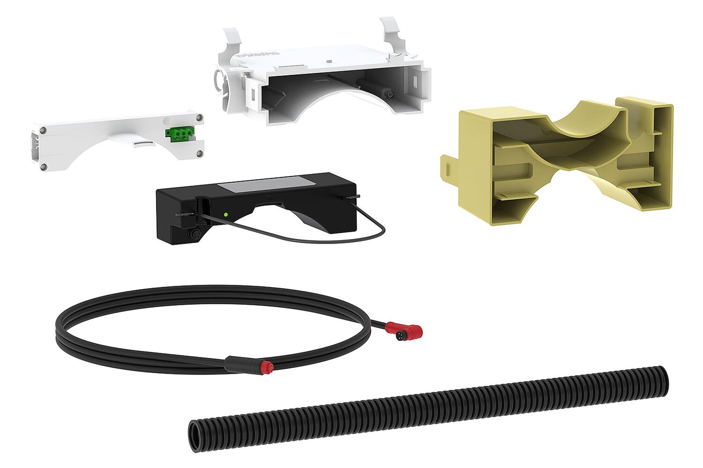 Boîtier d'alimentation Set Power & Connect, pour élément de toilette suspendu