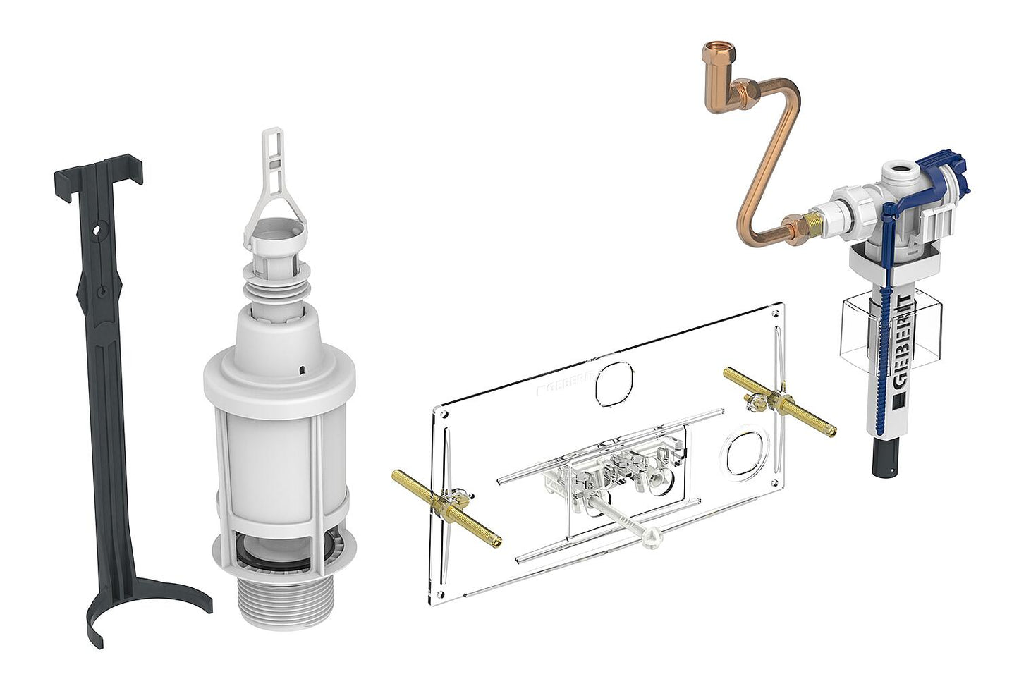 Kit de conversion pour réservoir encastré Geberit modèle 10.600